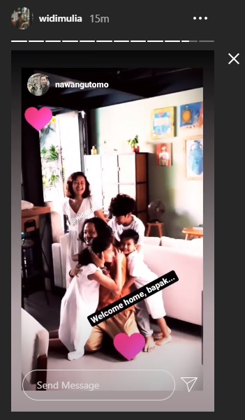 Dwi Sasono dan anak-anak