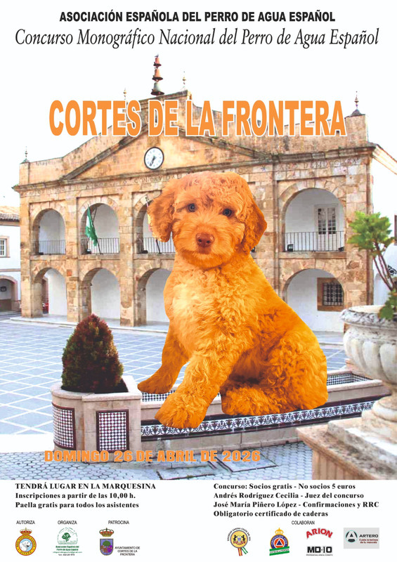 Concurso del Perro de Agua Español - 26 de abril de 2026