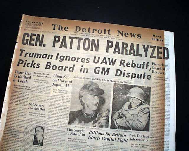 L etrange accident mortel du général Patton Gener