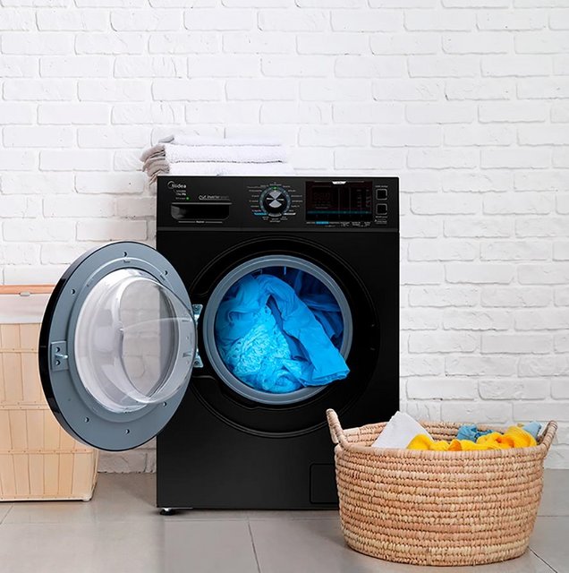 Lava e Seca Midea 11Kg Storm Wash LSE11P1 Inverter – Água Quente e Fria 16 Programas de Lavagem