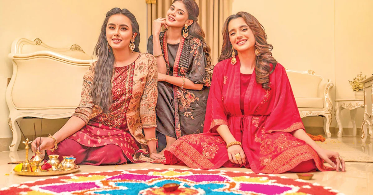 লা রিভে পূজার পোশাক