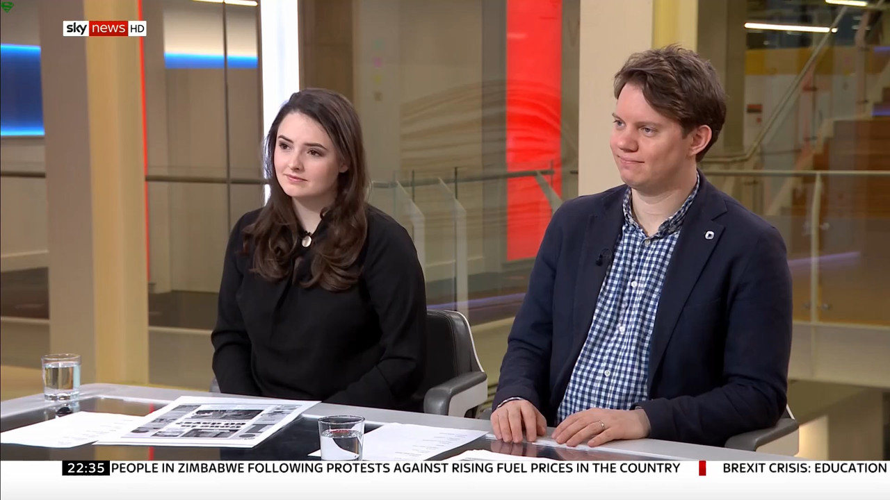 27 January - 22.00.00 - Sky News At 10. Anna Jones with the main