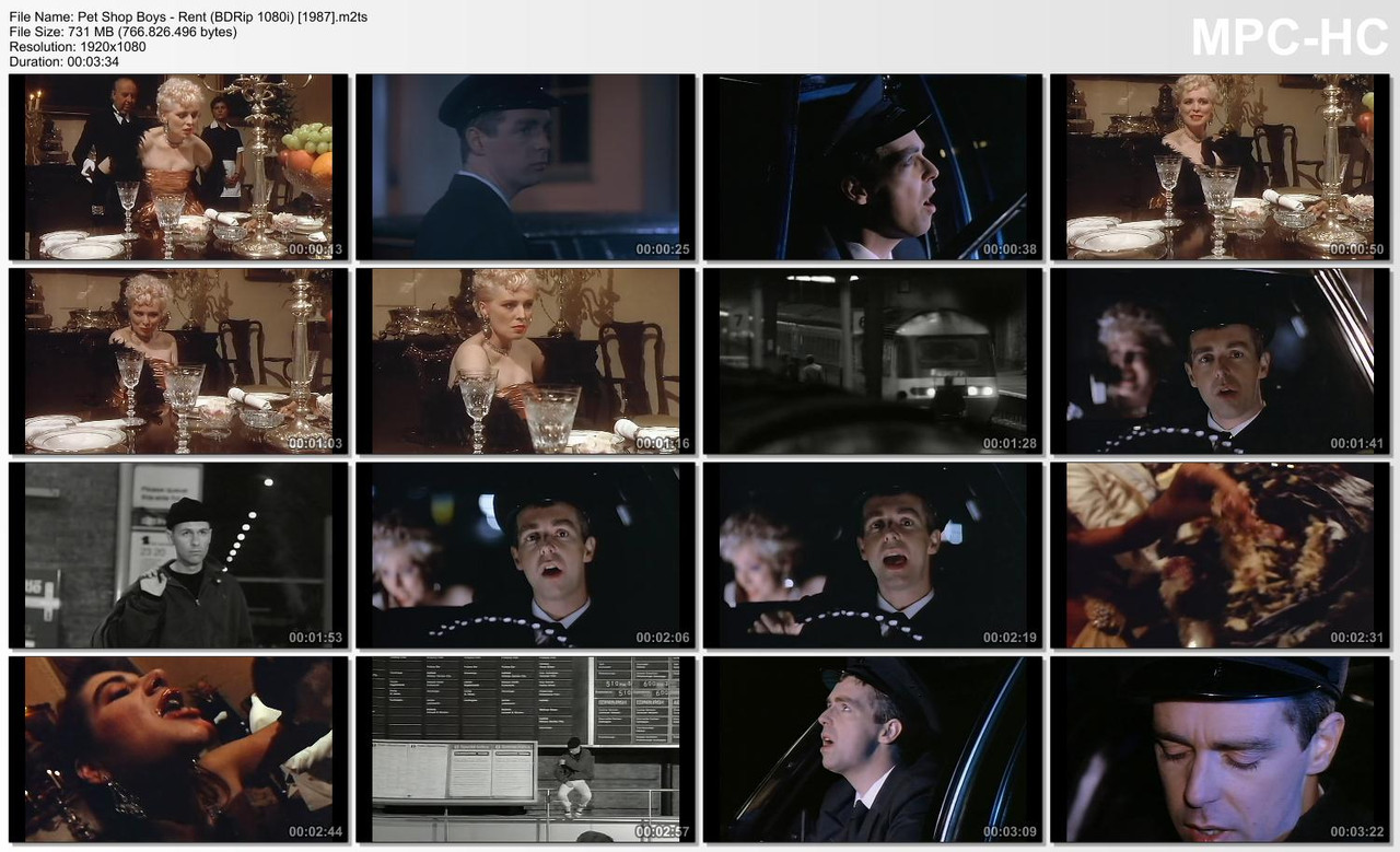 Pet Shop Boys - Rent (BDRip 1080i) [1987]