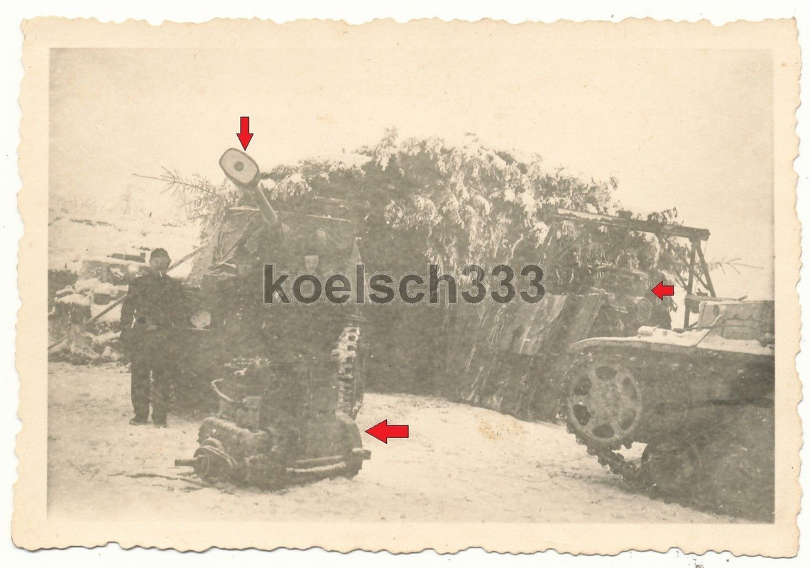 Foto Panzer Werkstatt Trupp Panzerjäger Panzer M