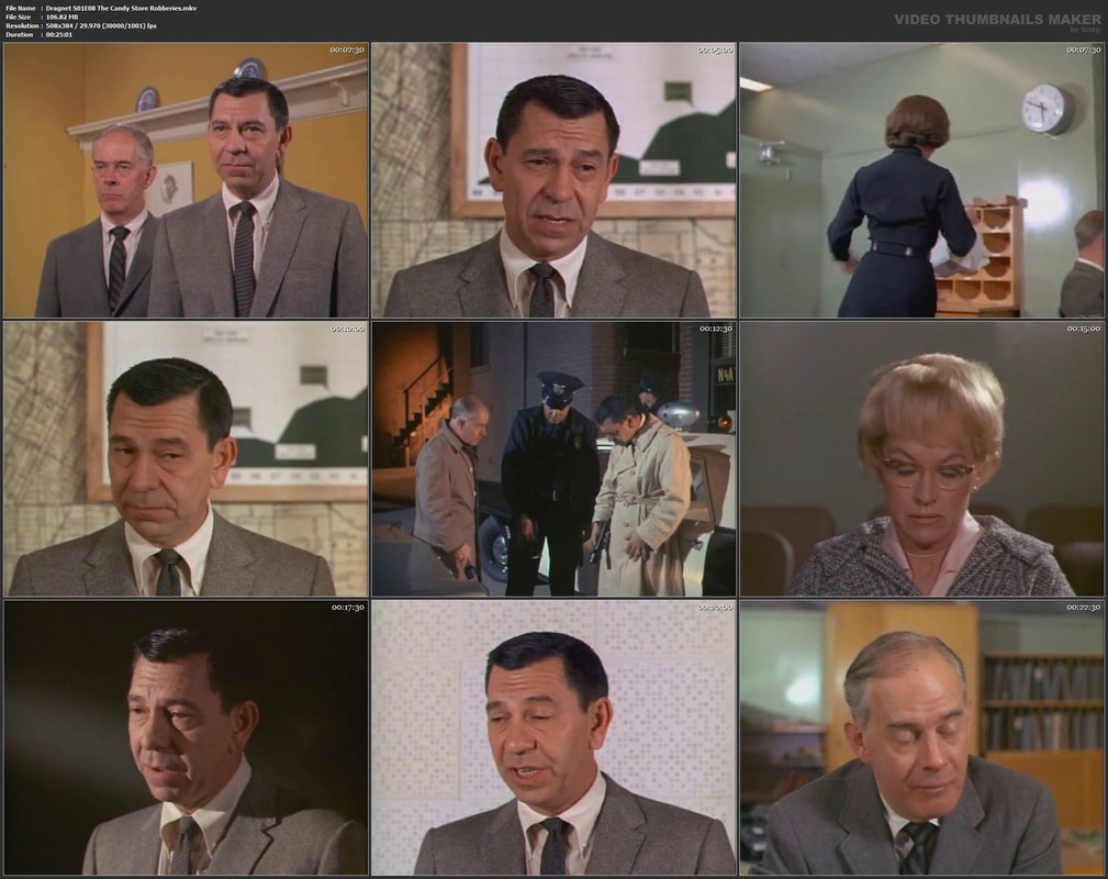 Dragnet S01E08 The Candy Store Robberies.mkv
