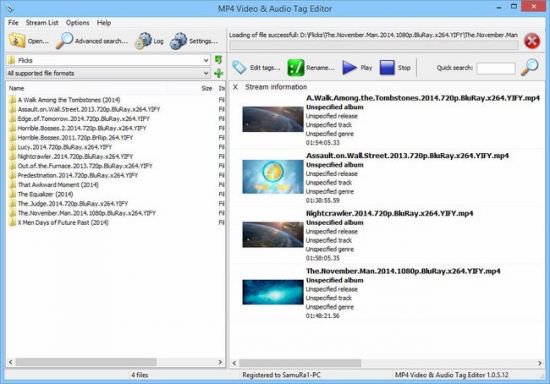 3delite MP4 Video and Audio Tag Editor 1.0.87.106 (x86-x64)