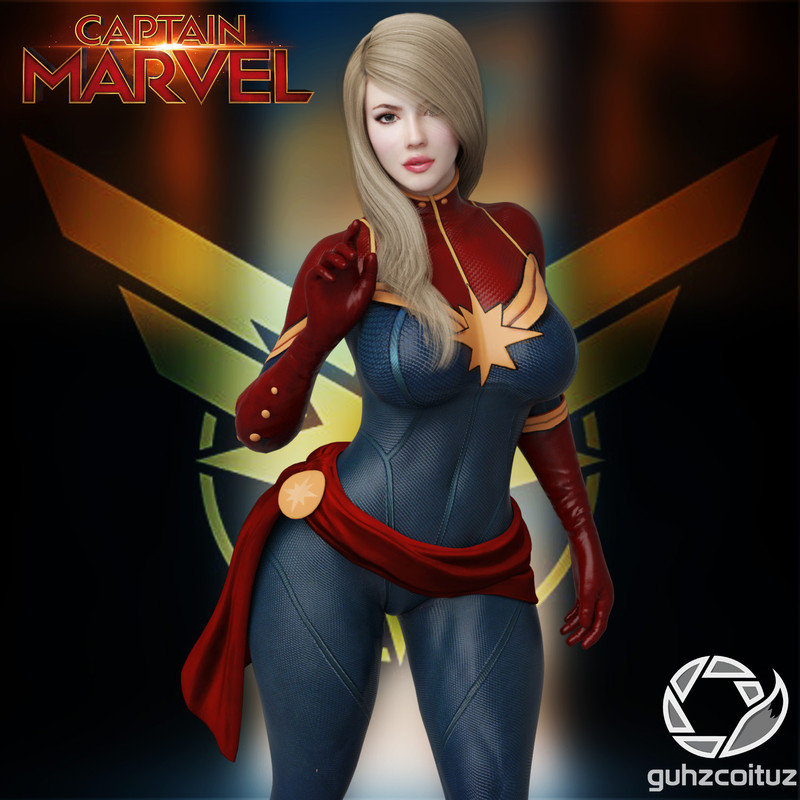 Captain Marvel Suit for G3F
