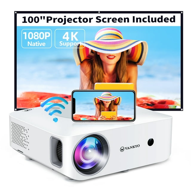 Elevate Your Home Entertainment with the WiFi HD Projector and Screen Bundle Elevate Your Home Entertainment with the WiFi HD Projector and Screen Bundle