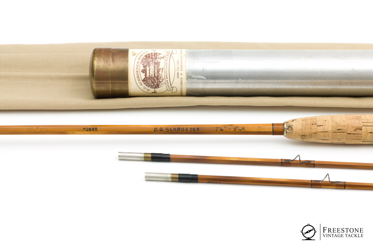 Schroeder, Don - 7'6" 5wt, 2-2 Bamboo Rod_FSVT0289-1