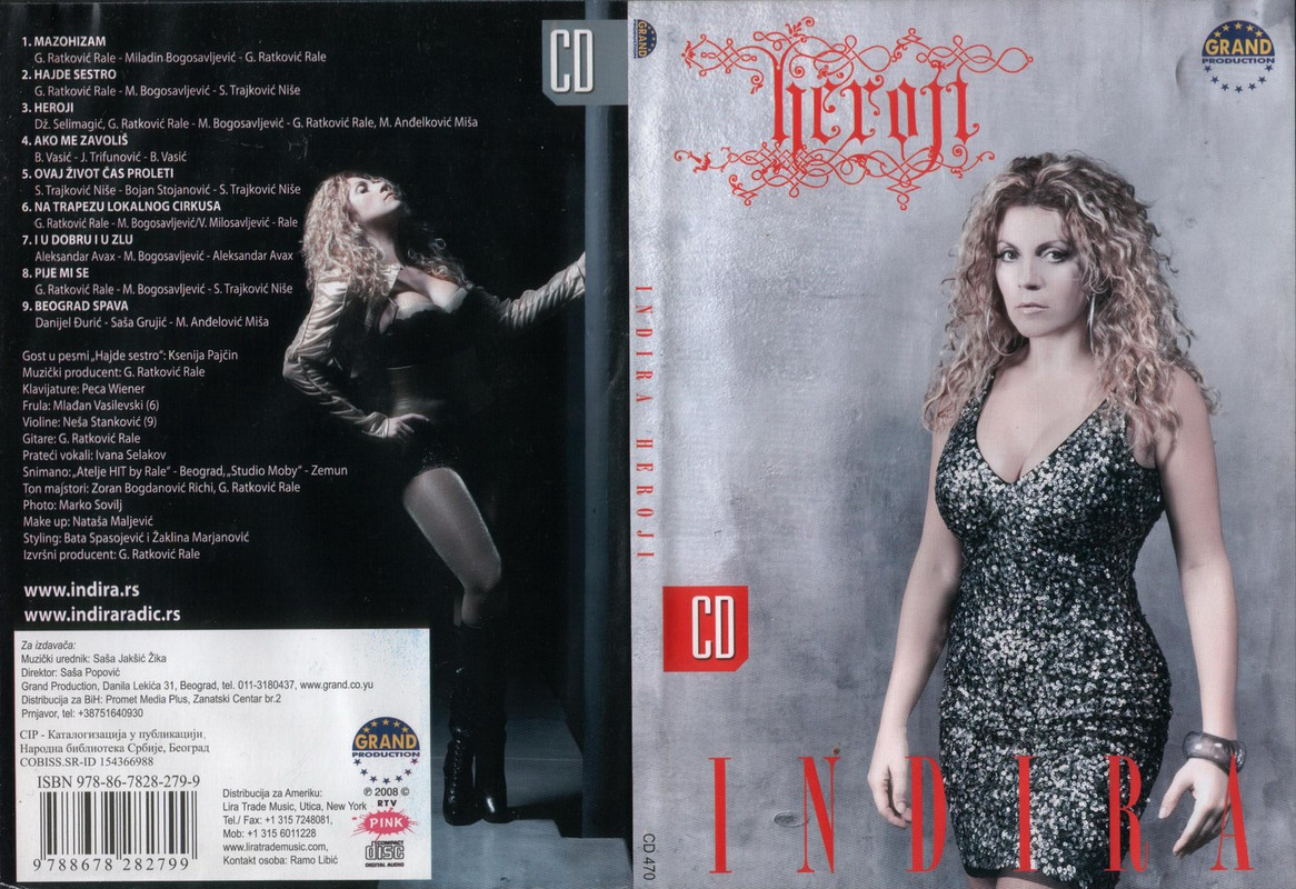 Indira Radic - 2008 - Heroji - prednja zadnja