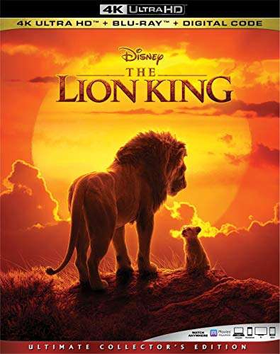 Amazon: The Lion King 4k bluray 
