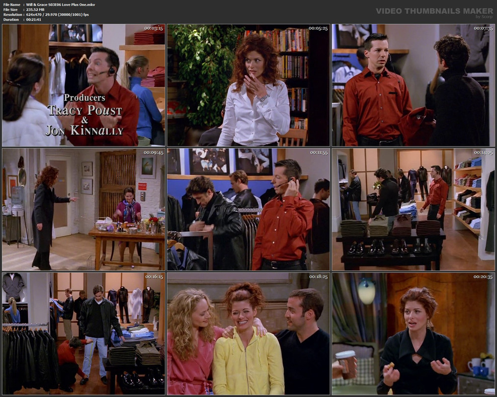 Will & Grace S03E06 Love Plus One.mkv