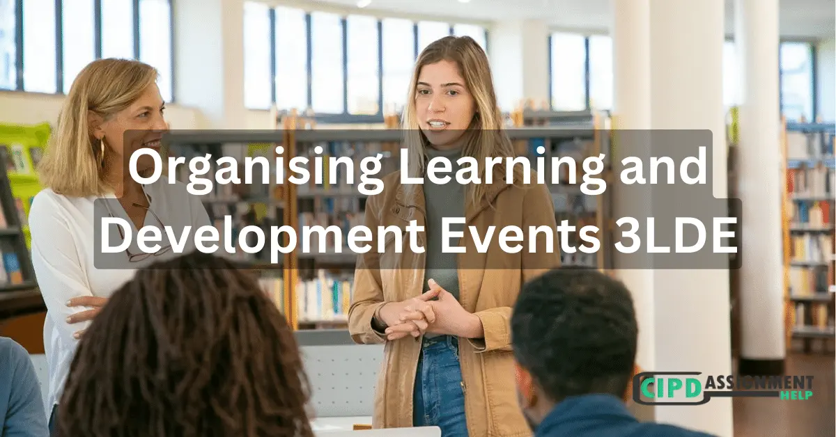 Organising Learning and Development Events 3LDE