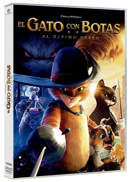 Portada - El Gato con Botas [DVD9 Full] [Pal] [Cast/Ing/Cz/Slov/Pol/Cat] [Sub:Varios] [Animación] [2022]