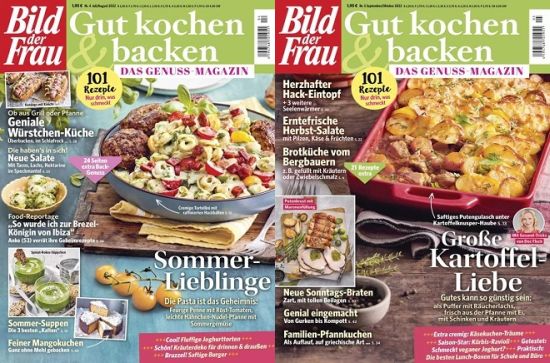 Cover: Bild der Frau Gut kochen und backen Magazin No 04+05 2022