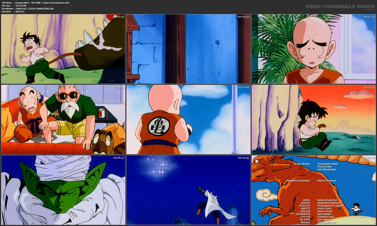 Dragon Ball Z - S01 E008 - Gohan Goes Bananas.mkv