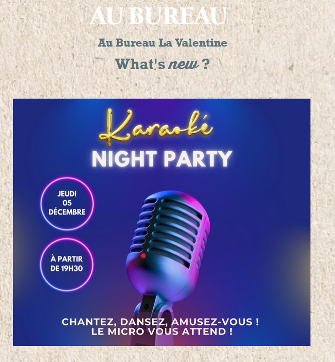 bureau karaoké