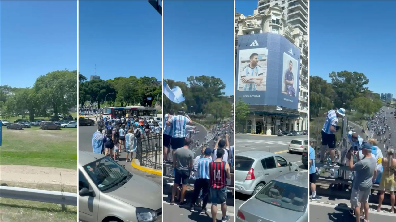 Reciben en Argentina a Messi y a la selección como a 'dioses'