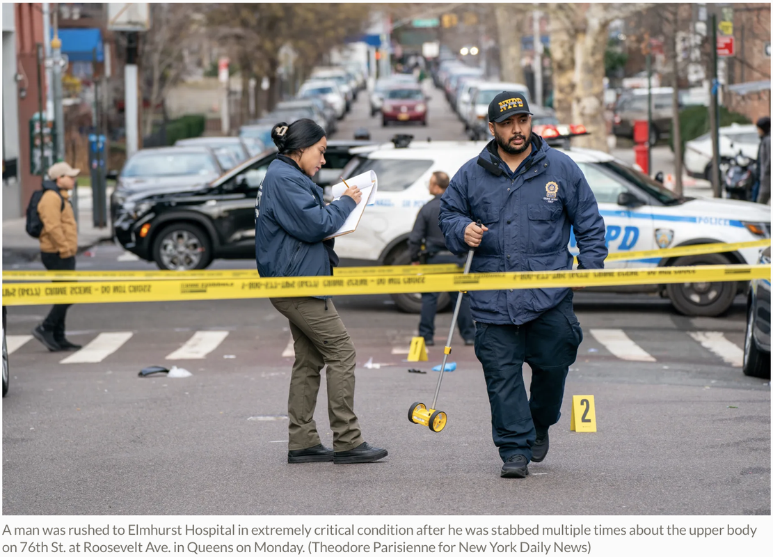 Man fatally stabbed in Queens in likely first homicide of 2024 - Thee RANT