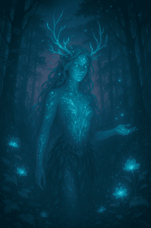 AI forest spirit artwork