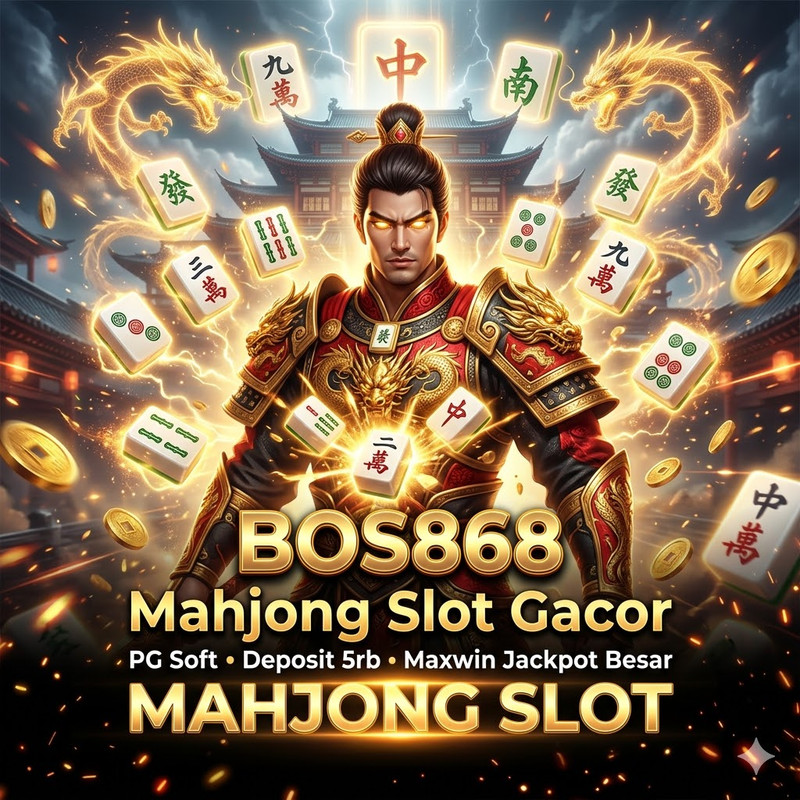 BOS868 : Mahjong Slot Gacor PG Soft Deposit 5rb Maxwin Jackpot Besar
 image 1