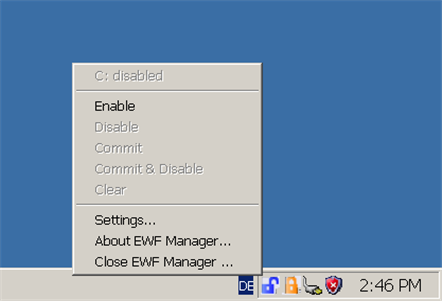 SIMATIC IPC EWF Manager SIMATIC IPC EWF Manager