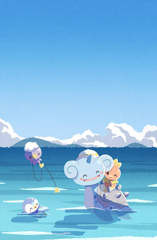 piplup-torchic-ditto-lapras-drifloon-and