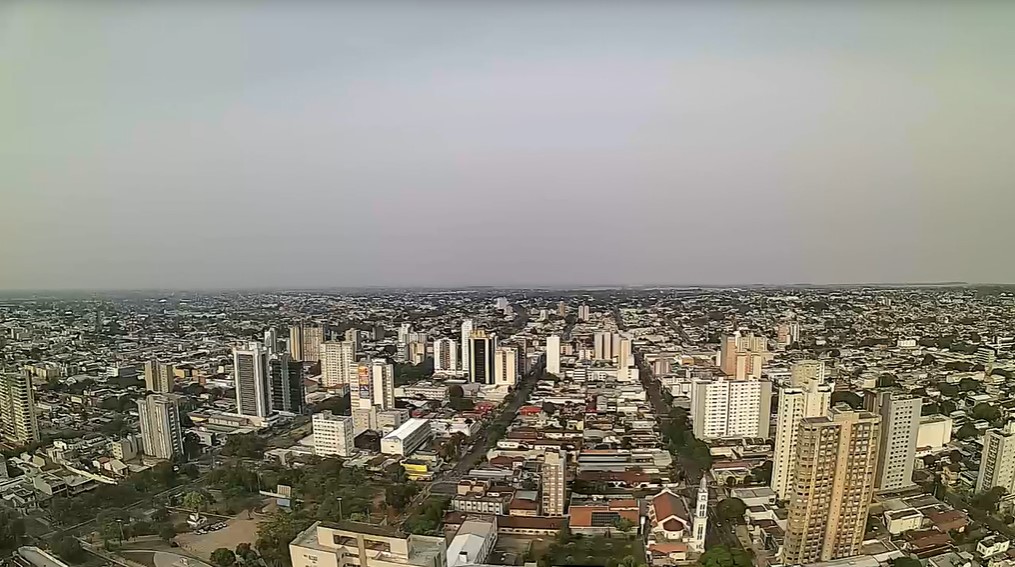 Campo Grande nesta manhã de quinta-feira