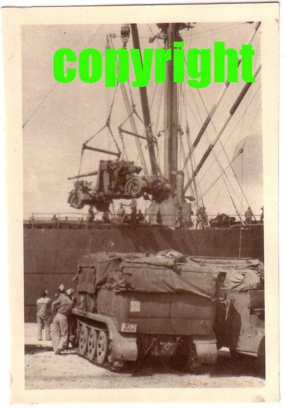 Orig.Foto Afrika Fallschirmjäger Dak Verladung 8