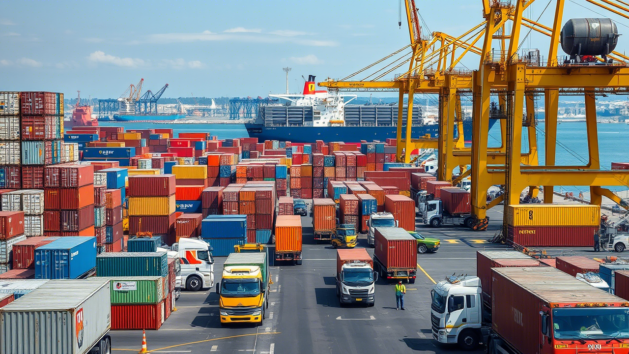 контейнерный терминал во Владивостоке