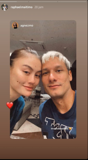 Agnez Mo dan Raphael Maitimo