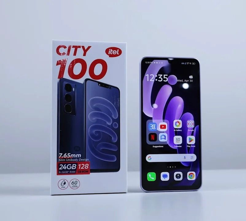 itel CITY 100 6/128 チタニウムカラー New itel City 100 Android Unlocked GSM 128GB Cell Phone