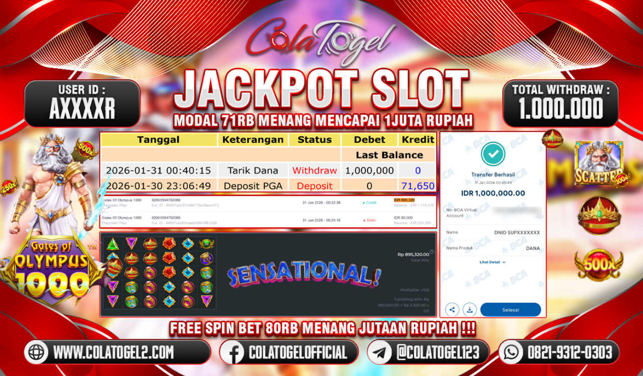 JACKPOT SLOT GACOR!!