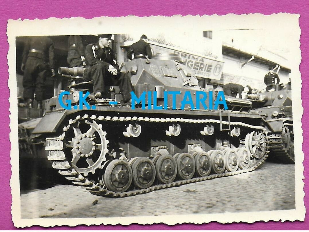 Foto Pionier-Btl. 659 Panzer IV Giurgiu Rumänien Vormarsch Griec
