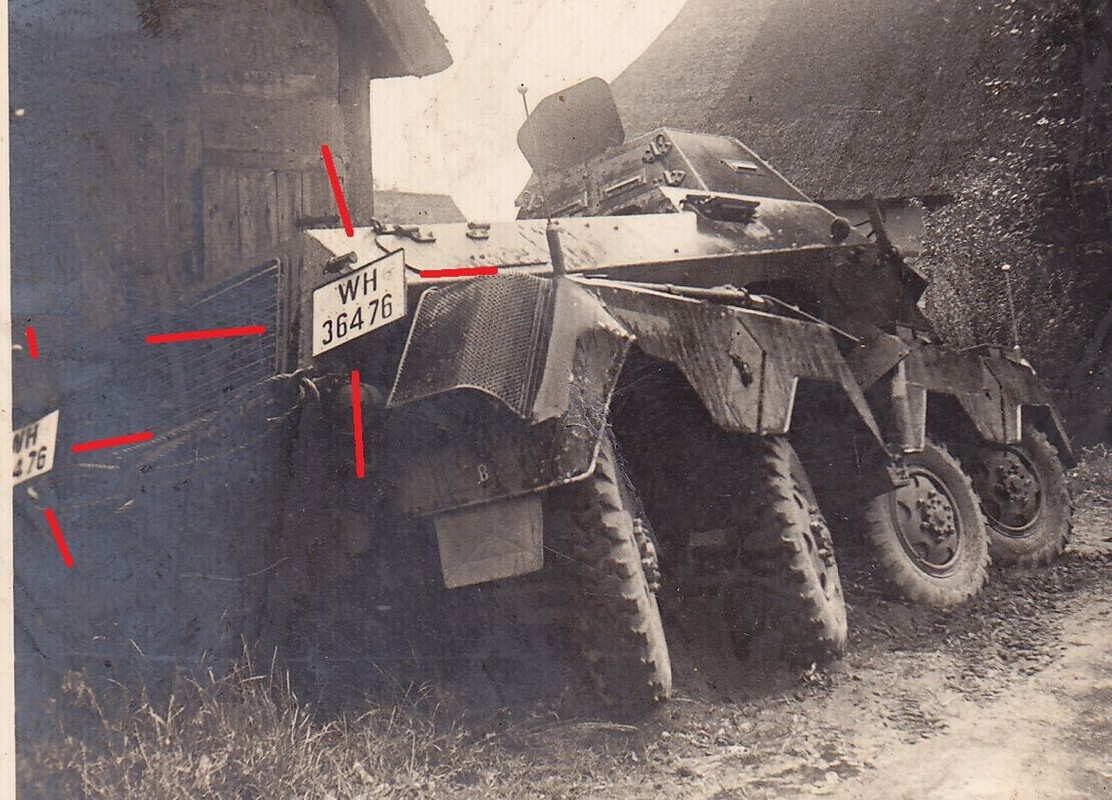 Aufkl.R.6 Sd.Kfz.232 (8-Rad) Panzerspähwagen Sud
