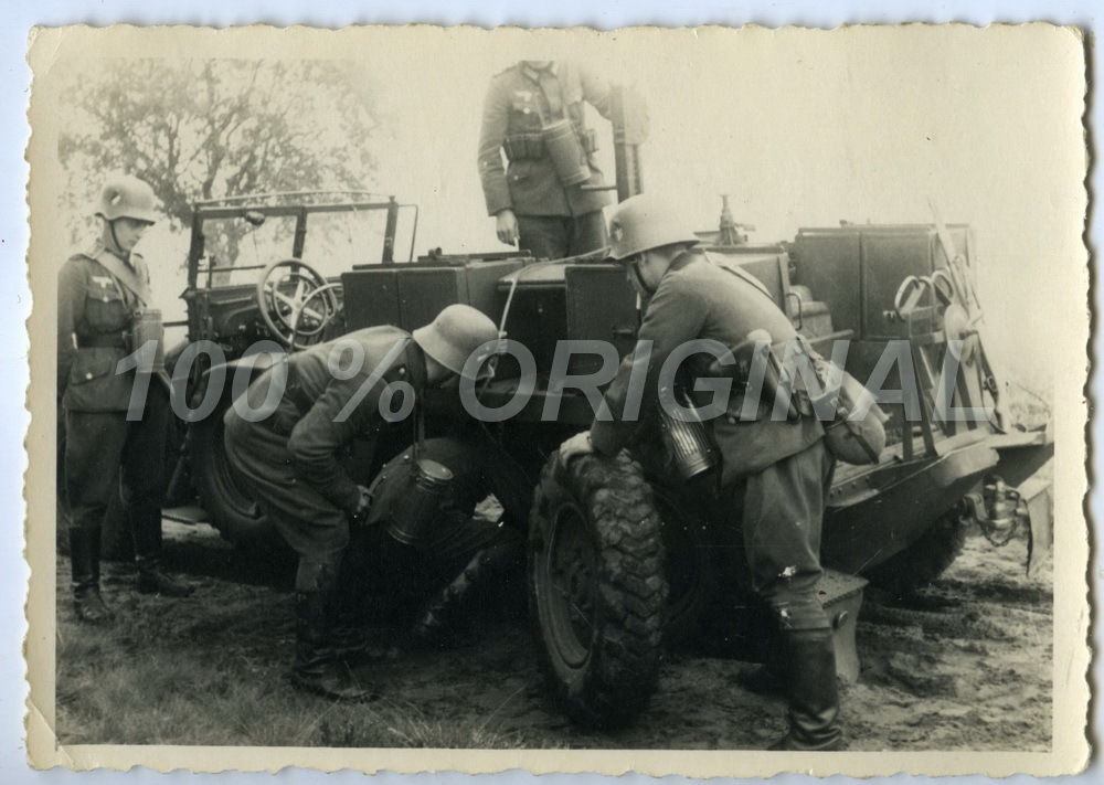 Lkw Kfz Auto ~ Geschütz Krupp Ausbildung Soldate
