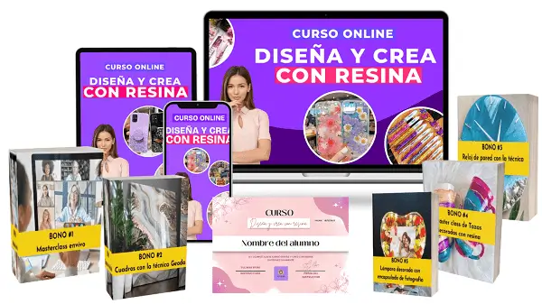 Diseña y Crea con Resina Curso Opiniones