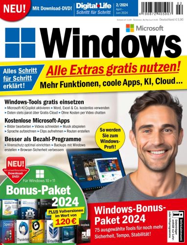 Cover: Digital Life Schritt für Schritt Magazin April-Juni No 02 2024