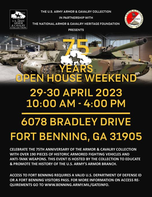 US Army Armor and Cavalry Collection Open House Modelers Social Club