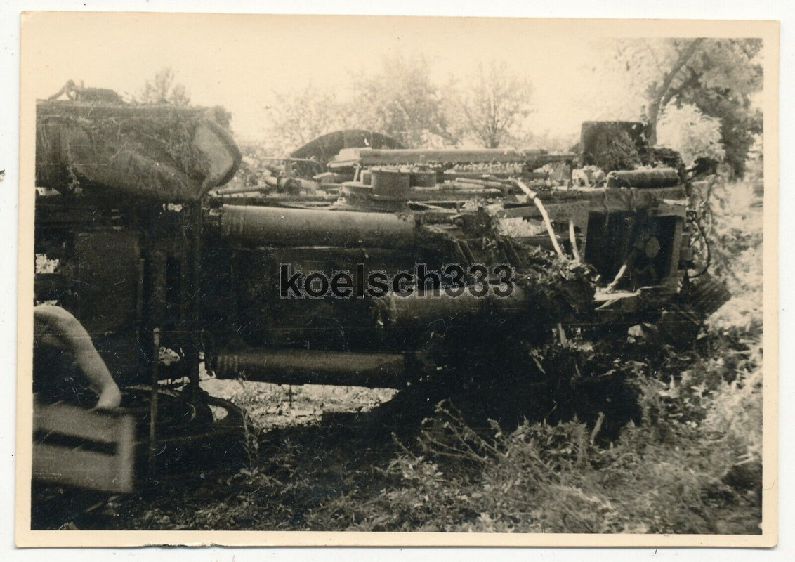 Foto 21cm Mörser Artillerie Geschütz der Wehrmacht umgestürzt an der Ostfront !(6)
