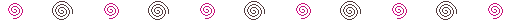 black and purple spiral divider
