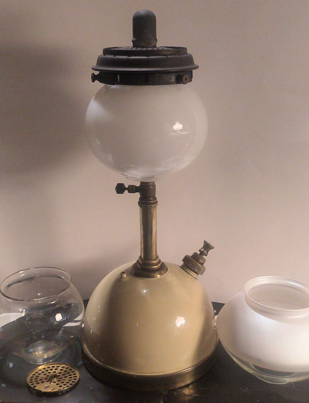 Tilley propane wall lamp globe
