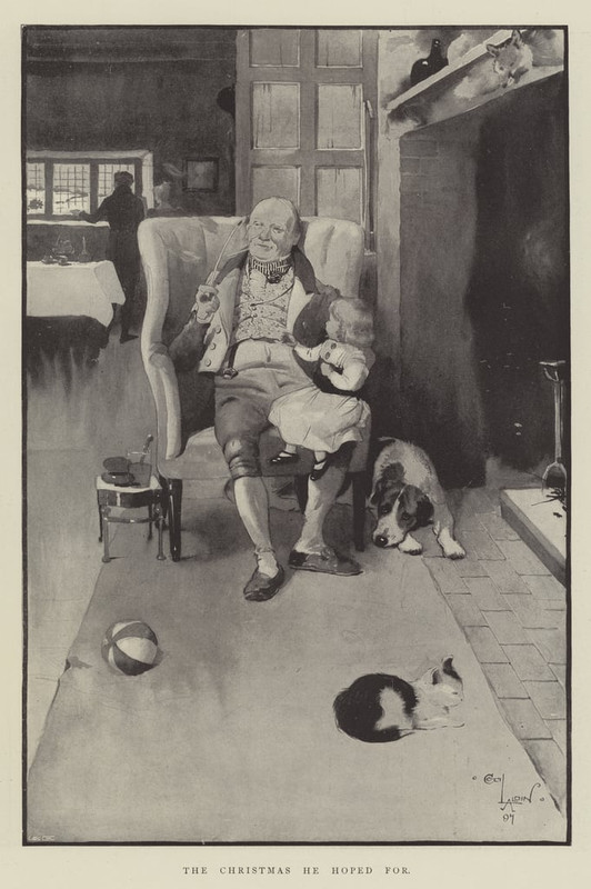 1-Cecil Charles Windsor Aldin - The Christmas he hoped for  - (MeisterDrucke-193023)