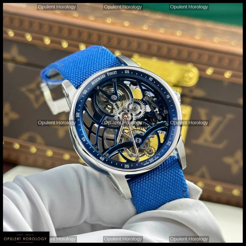 Audemars Piguet 26600 Tourbillon Openworked Blue 41mm