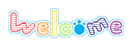 welcome gif text
