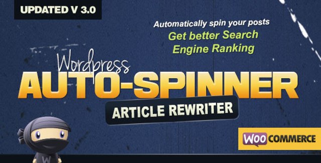 WordPress Auto Spinner Articles Rewriter Plugin