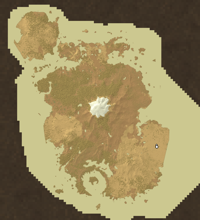 Vintage Story generated world with 320 height