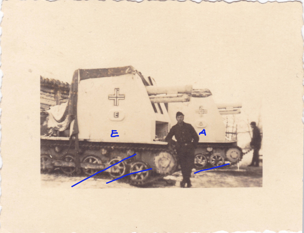 Sturmpanzer I – BISON 15 cm s.IG 33(Sf) weiße Ca