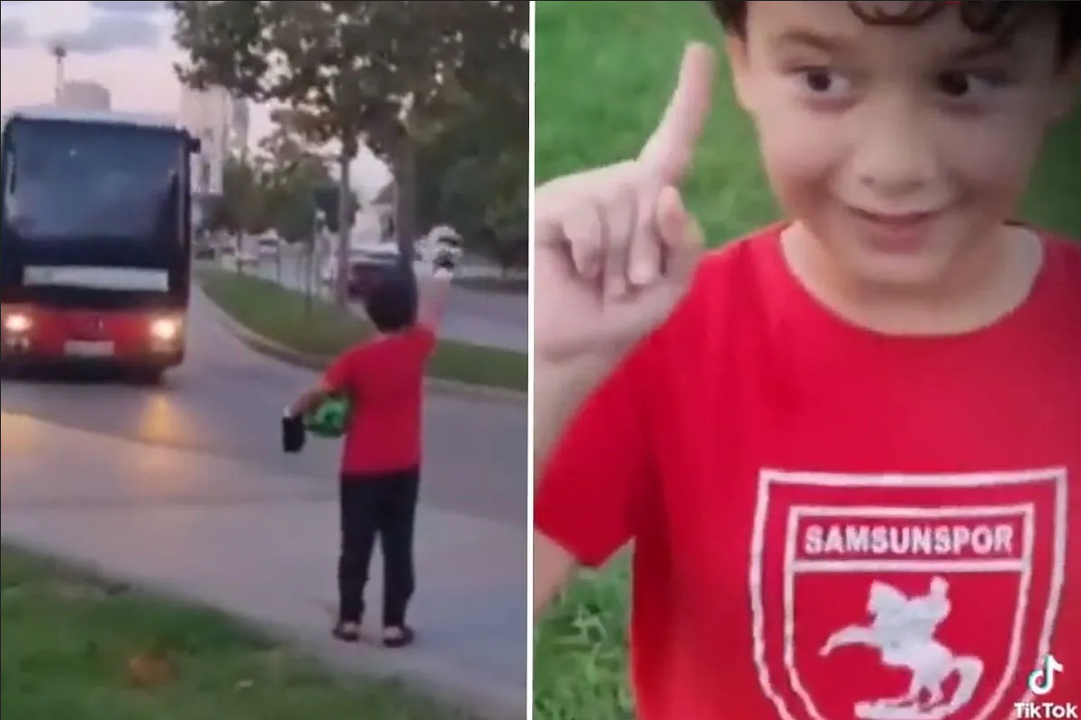 Enorme gesto del Samsunspor turco con pequeño fan incendia las redes sociales