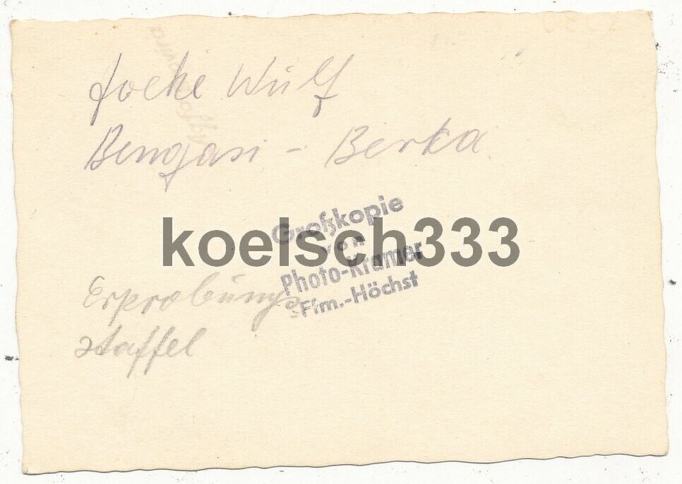 Foto Afrika Focke Wulf Fw 190 Flugzeug Erprobungsstaffel ! Jagdgeschwader 53 ! (1)